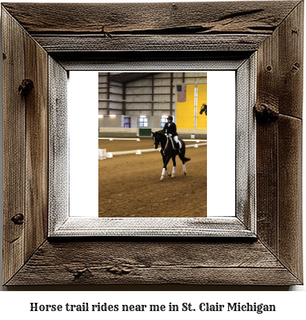 horse trail rides near me in St. Clair, Michigan